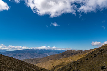 Clarity of the sky in the high mountain