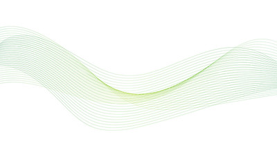 Abstract colorfull wave element for design. Digital frequency track equalizer. Stylized line art background.Vector illustration.Wave with lines created using blend tool.Curved wavy line, smooth stripe