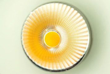 Close up modern Led lamp.