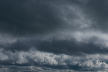 dramatic sky with clouds