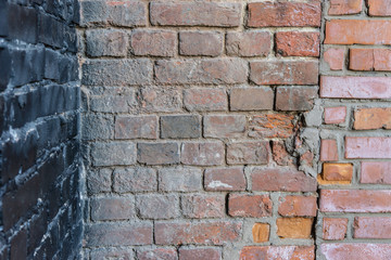 Empty Old Brick Wall Texture.