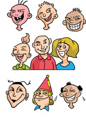 Funny Face Cartoons