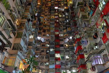 Old public populated housing estates in Hong Kong, China