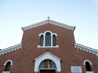 Fototapeta na wymiar chiesa di san giuseppe a san cesareo,roma,italia.