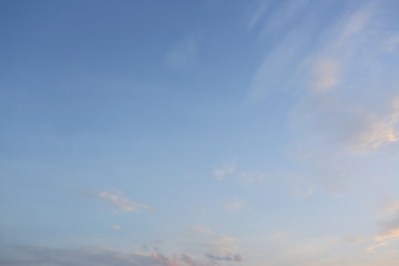 Fototapeta na wymiar evening blue sky background
