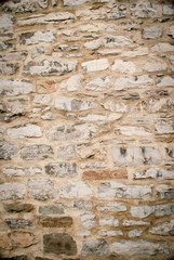 Rough Beige Brick Wall