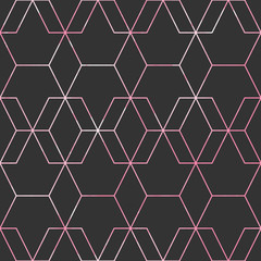 Fototapeta premium Geometric background with rhombus. Abstract geometric pattern.