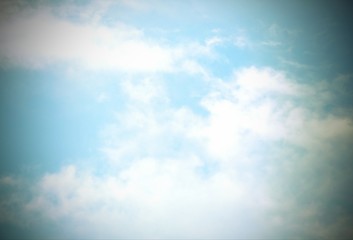 background of blue sky with clouds