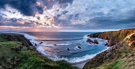 Bloody Foreland coastline in the Gaeltacht area of Donegal. Wild Atlantic Way - Ireland