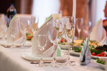 table setting for a holiday