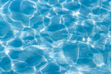The surface of azure water as a background.