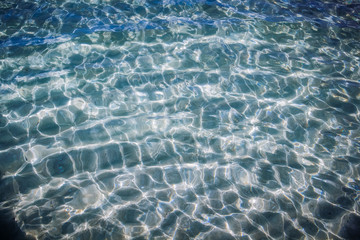 Fototapeta premium The surface of azure water as a background.