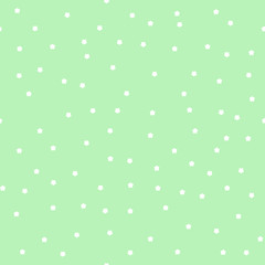 pattern with white flowers on green