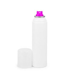 White bottle with Body antiperspirant deodorant roll-on isolated on white background