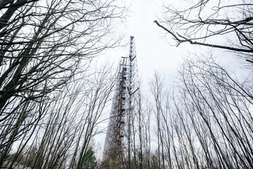  Duga was a Soviet over-the-horizon (OTH) radar system  . Military antenna in Chernobyl, Tour to...