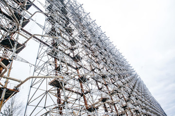  Duga was a Soviet over-the-horizon (OTH) radar system  . Military antenna in Chernobyl, Tour to...