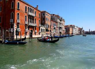 Fototapeta na wymiar Gondola in Venice, Italy 