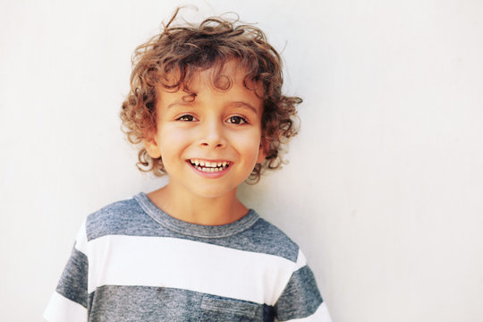 portrait of a handsome little boy