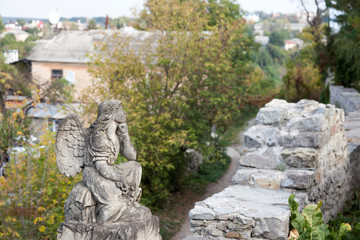Fototapeta premium statue in garden
