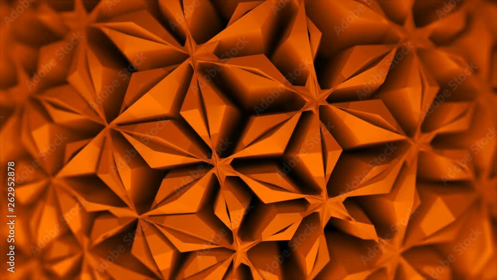 Poster difficult 3d shape with a symmetric surface ornament, 3d rendering computer generated modern backgro