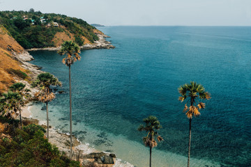 Fototapeta premium landscape view from the cape promthep, thailand