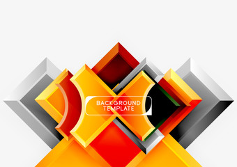 Modern geometrical abstract background