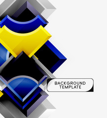 Modern geometrical abstract background