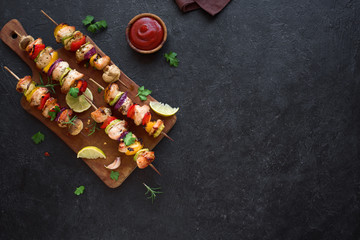 Chicken and Vegetable Skewers