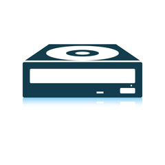 Fototapeta premium CD-ROM icon