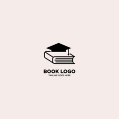 Education Book logo template, vector illustration - Vector