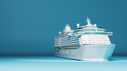 Concept art of cruise ship model © Steamaze