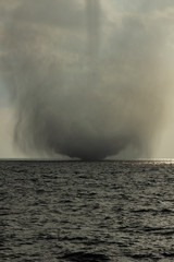 tornado on the water