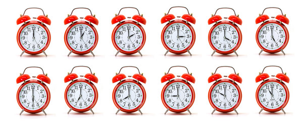 Red Alarm Clocks Collection