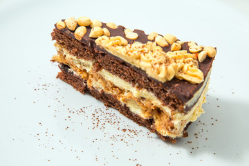 piece of cake on a plate