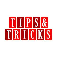 Tips and tricks sign, icon or logo