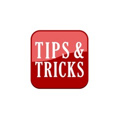 Tips and tricks sign, icon or logo