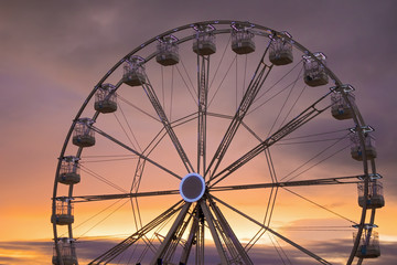One ferris wheel in Ireland