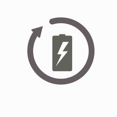 Discharged and fully charged battery smartphone. Set of battery charge level indicators. Icon isolated on black background. Vector infographic. 