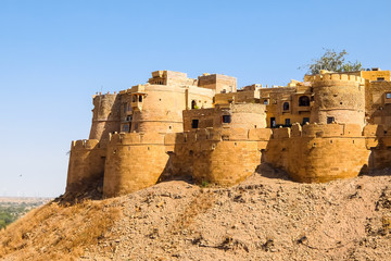 Architecture of  Jaisalmer fort, Rajasthan, India.