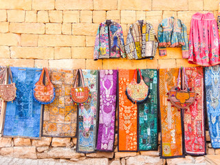 Jaisalmer, India. Street shop in Jaisalmer.