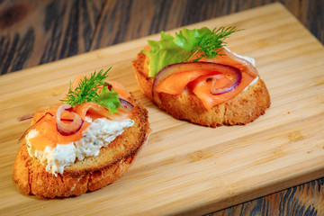 ham and vegetables sandwich