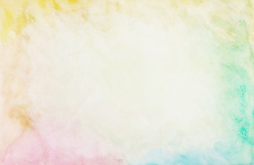 Abstract colorful watercolor background, Abstract multicolored hand drawn watercolor brush illustration to design and decoration backgrounds, banners © monster_code