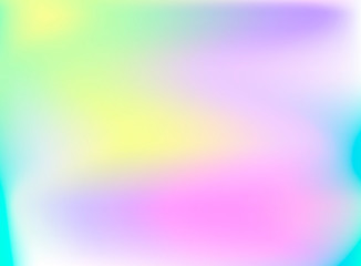 Vector Holography Background, Shining Rainbow Colored Backdrop.