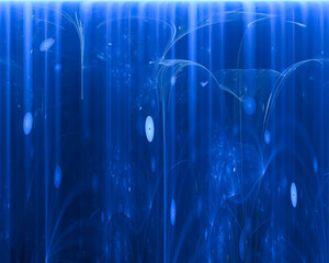 abstract digital fractal, fantasy design imagination ornament