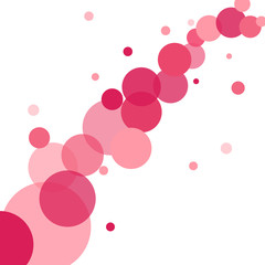 vector background with pink circles