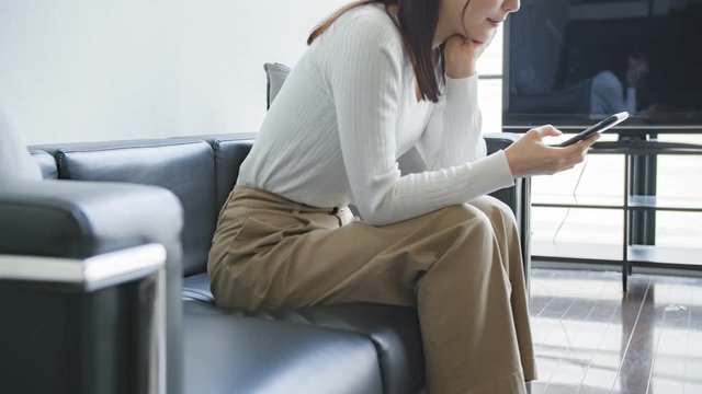 4K・スマートフォン・女性