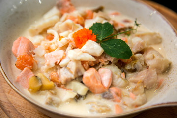 fish squid shrimp