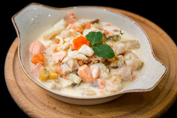 fish squid shrimp
