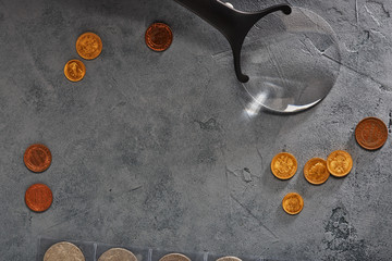 numismatics, collect old coins