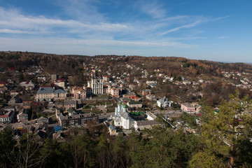 Obraz premium aerial view of the city